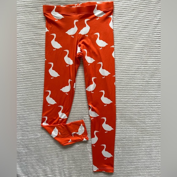 Goose leggings- vibrant orange - size: Medium - Picture 3 of 11